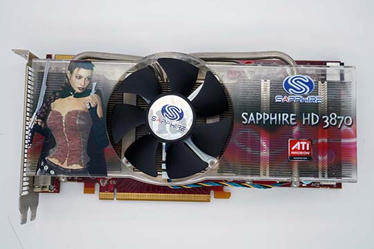 蓝宝石SAPPHIRE HD3870 512MB 显示卡（ATI Radeon HD3870芯片）